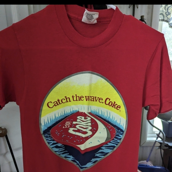 Vintage 80s Coca Cola Deadstock Tee - Picture 1 of 4